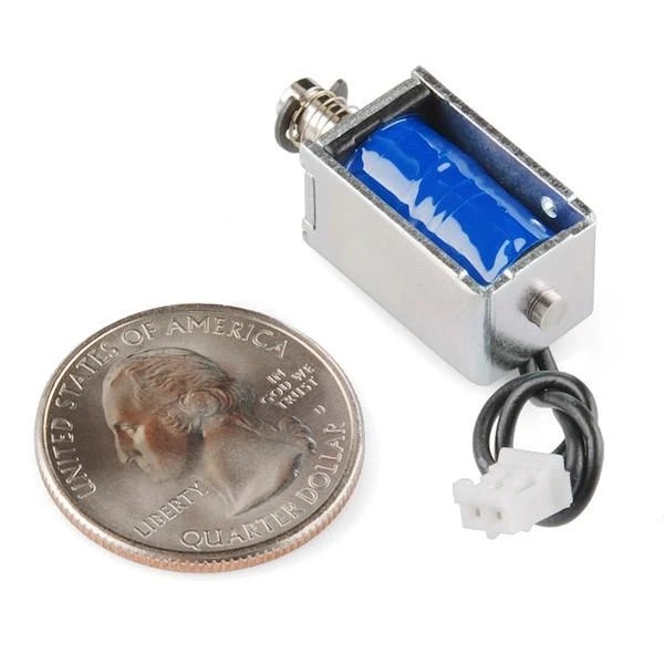 SparkFun 5V solenoidas su laidais ir jungtimi