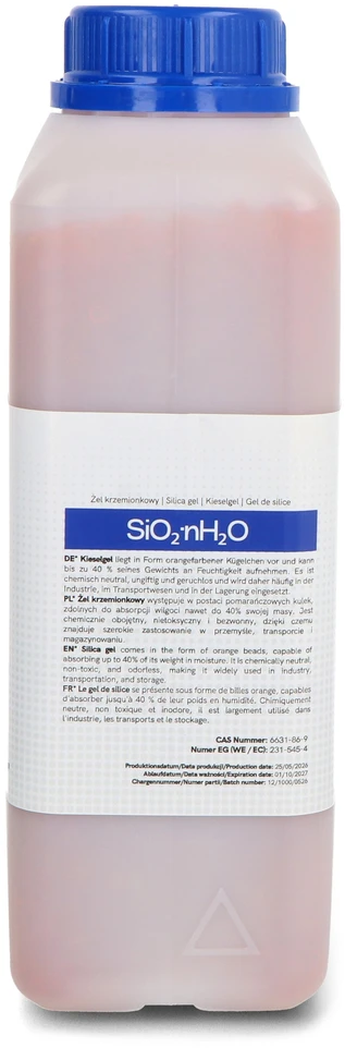 Solup Oranžinis silikagelis su drėgmės indikatoriumi - 1kg