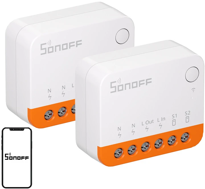 SONOFF MINIR4 (Extreme) jungiklis, 2 vnt.