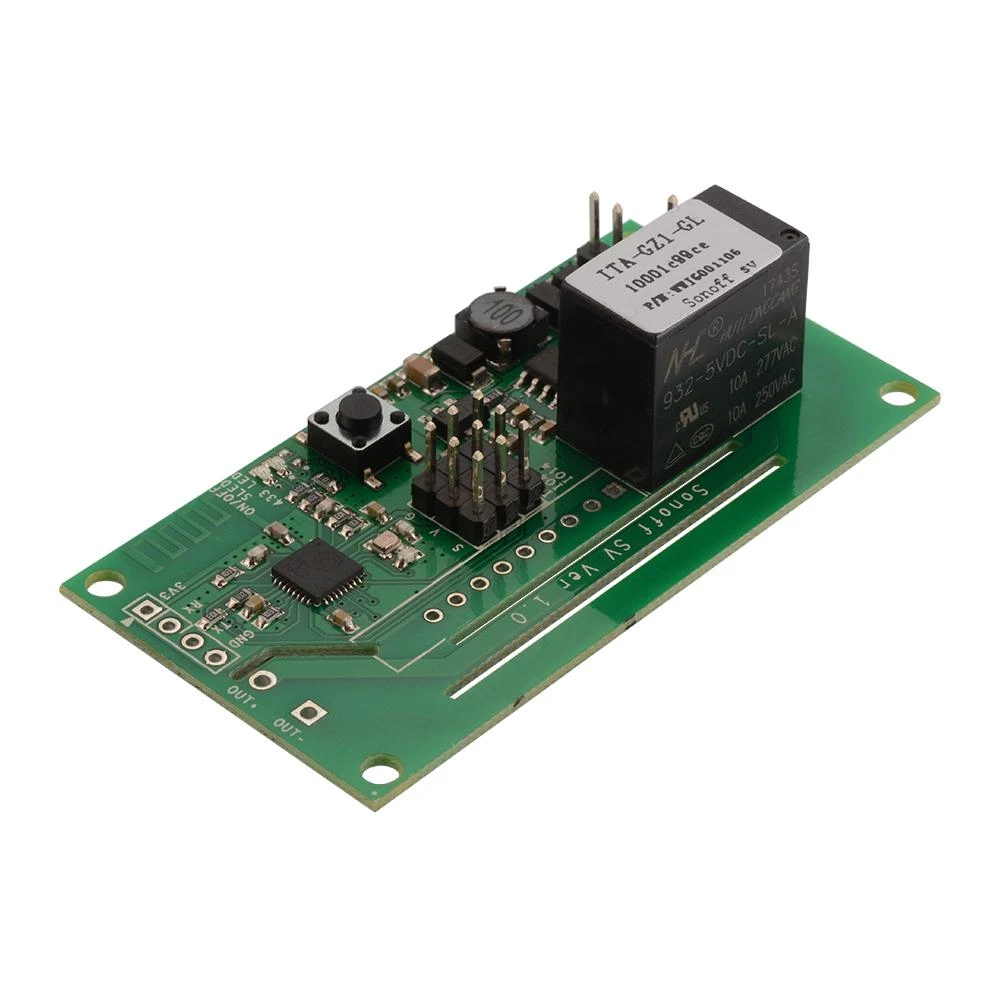 Saugios įtampos WiFi belaidis jungiklis 5V-24VDC - Sonoff