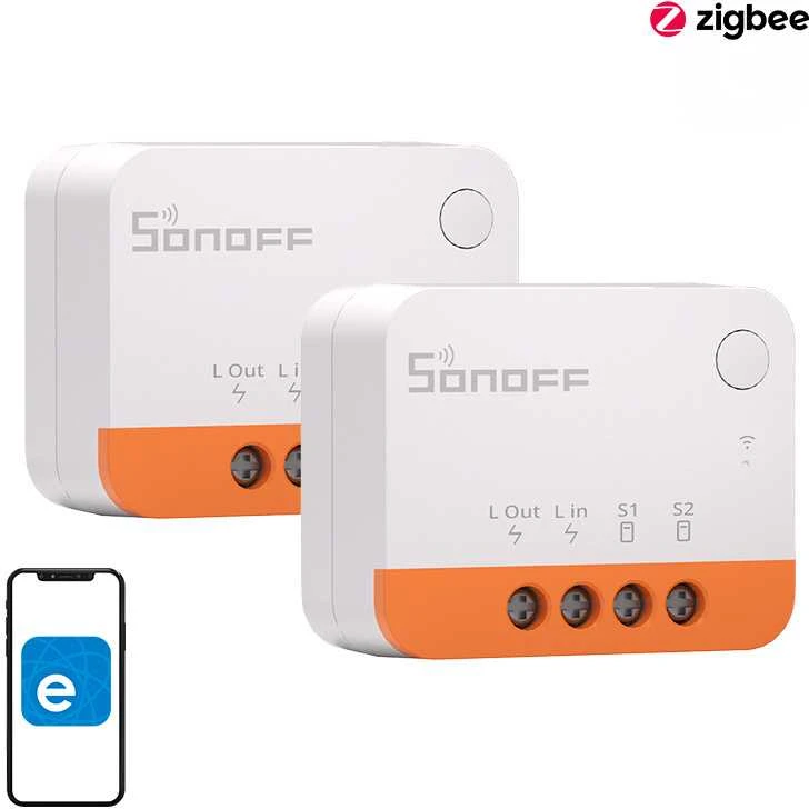 Sonoff ZBMINIL2 išmanusis ZigBee mini jungiklis (2 vnt.)