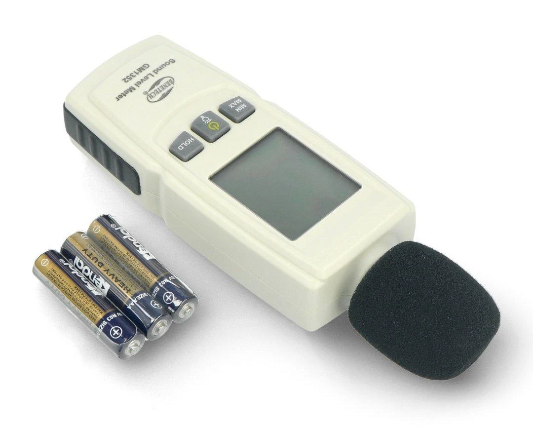 Sonometras, decibelimetras Benetech GM1352 - nuo 30 iki 130 dBA