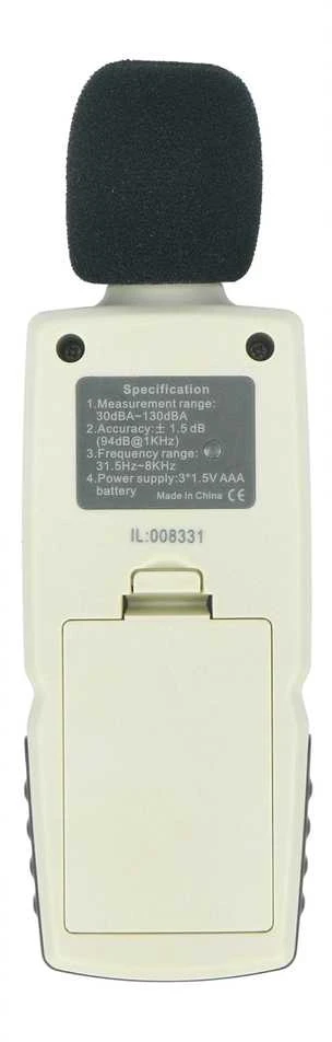 Sonometras, decibelimetras Benetech GM1352 - nuo 30 iki 130 dBA