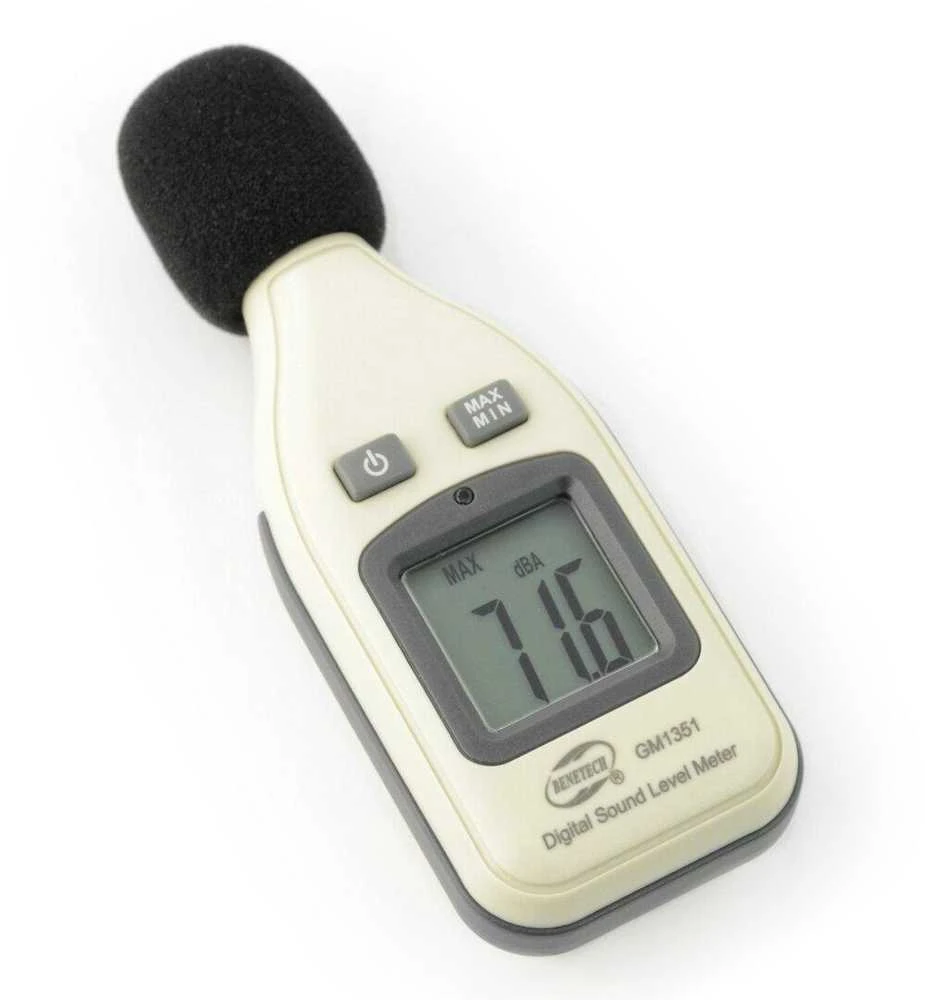Sonometras, decibelų matuoklis Benetech GM1351 - nuo 30 iki 130dBA