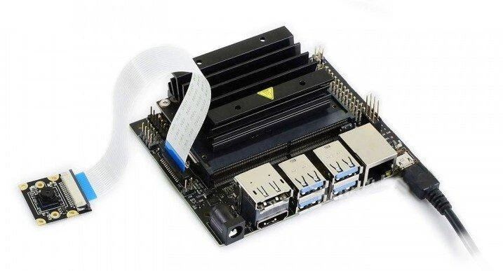 Sony IMX219-120 8Mpx kamera, suderinama su Jetson Nano, Waveshare 16579