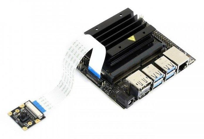 Sony IMX219-77 8Mpx fotoaparato modulis, suderinamas su Jetson Nano, Waveshare 16507