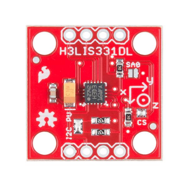 SparkFun H3LIS331DL 3-jų ašių akselerometras 2.16V—3.6V I2C / SPI 100g 200g 400g 10μA
