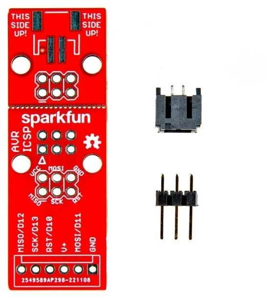 SparkFun ISP Pogo v2 plokštė su jungtimis
