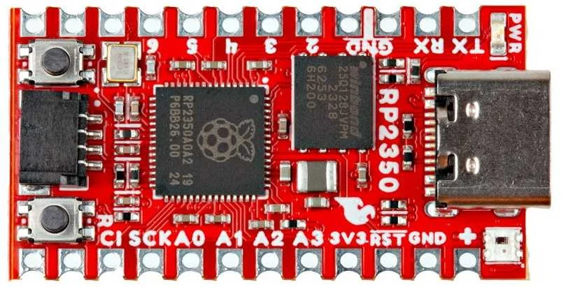SparkFun Pro Micro RP2350 viršutinis vaizdas