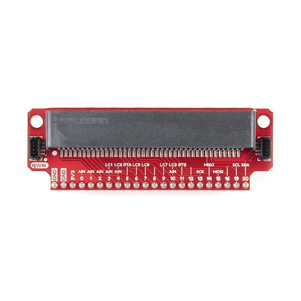 SparkFun Qwiic micro:bit Breakout, kontaktinės plokštės adapteris BBC micro:bit, su jungtimis, SparkFun BOB-16446