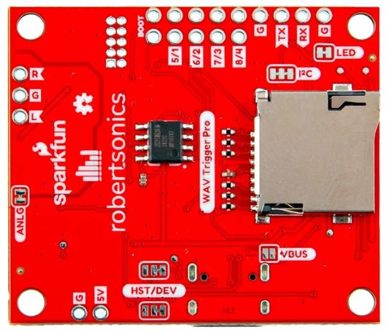 Sparkfun WAV Trigger Pro – daugiakanalis WAV grotuvas – MIDI – Qwiic – Spark Fun WIG-25860