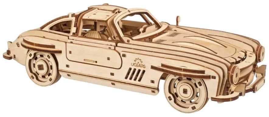 Winged Sports Coupe - mechaninis surinkimo modelis - fanera - 262 elementai - Ugearsmodels