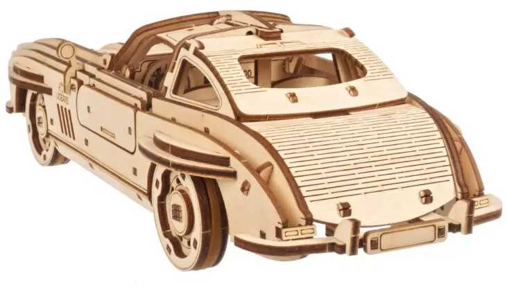 Winged Sports Coupe - mechaninis surinkimo modelis - fanera - 262 elementai - Ugearsmodels