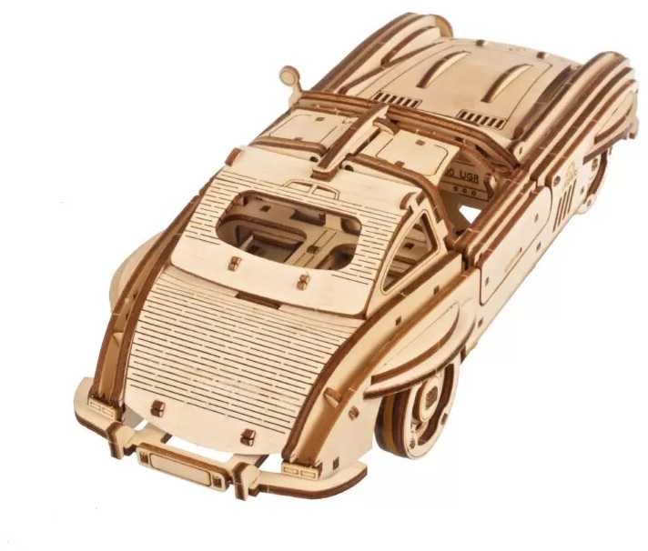 Winged Sports Coupe - mechaninis surinkimo modelis - fanera - 262 elementai - Ugearsmodels