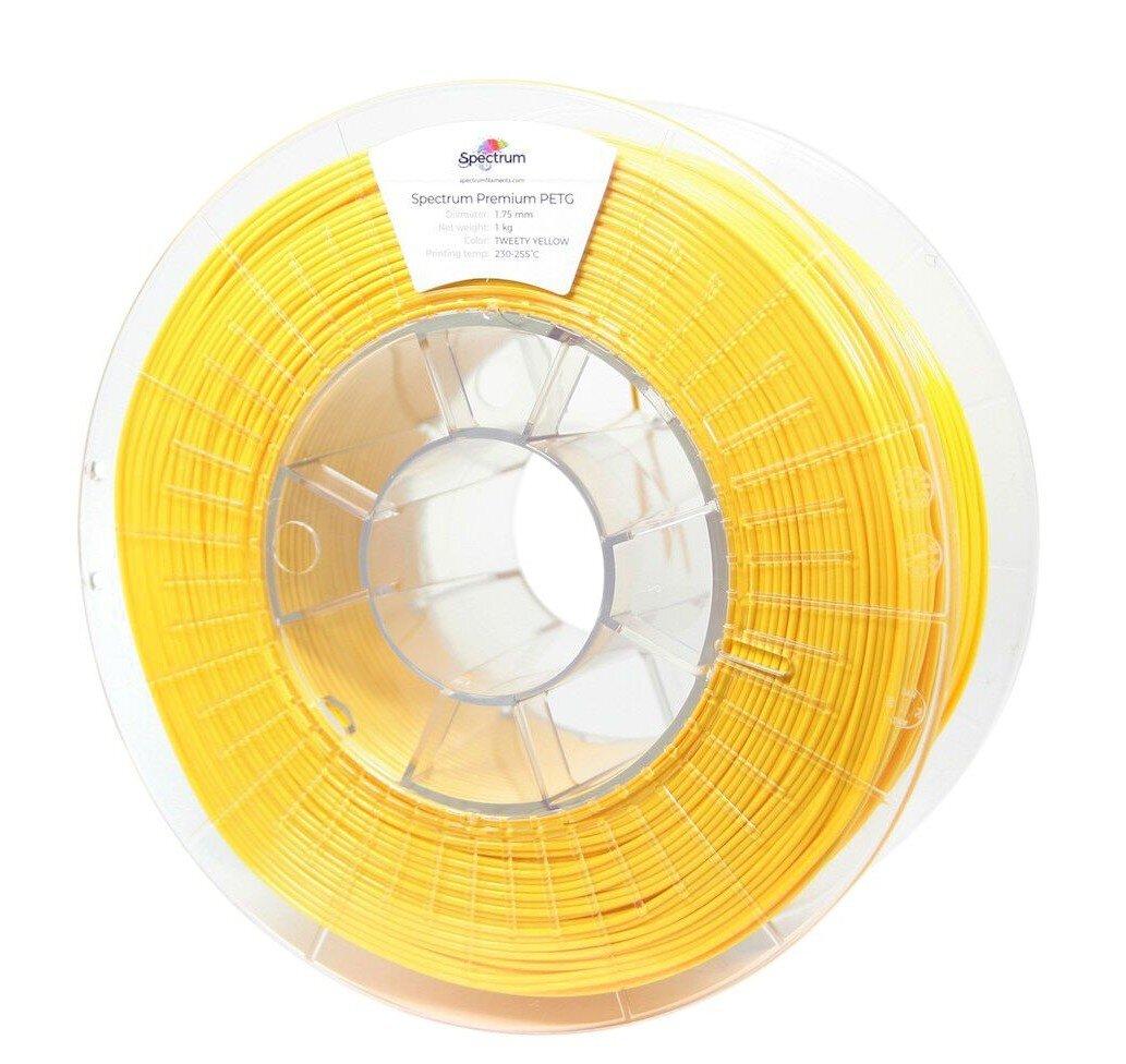 Spektro grupė SPECTRUMG 5903175657572 Filamentas SPECTRUM / PETG / BAHAMA Geltonas / 1,75 mm / 1kg