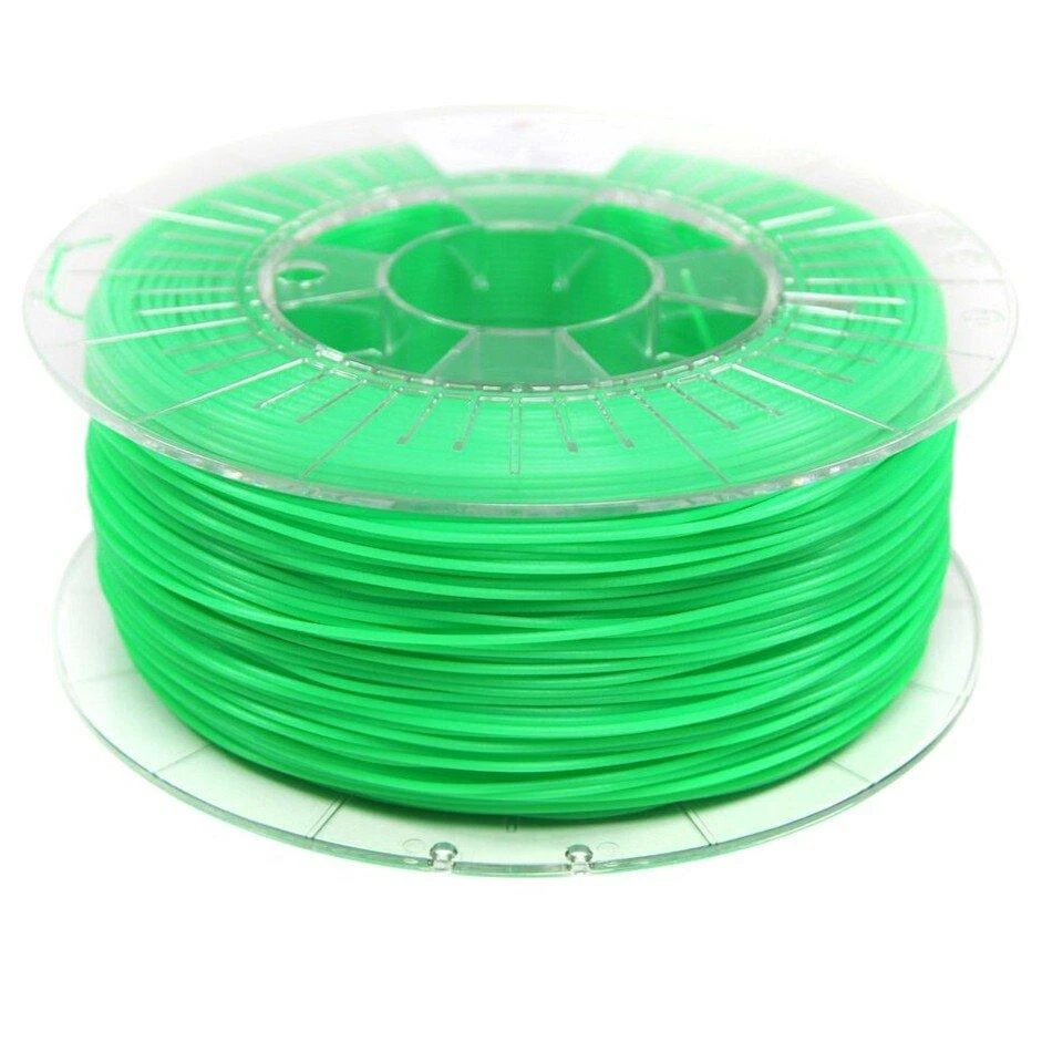 Fluorescentinė žalia PLA gija 1.75mm ritėje