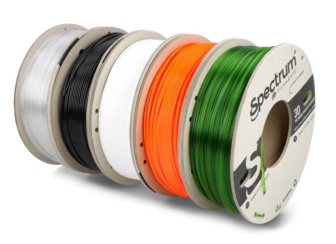 Plastikų rinkinys Spectrum PCTG Premium - 1.75mm - 1.25kg - 5 spalvos