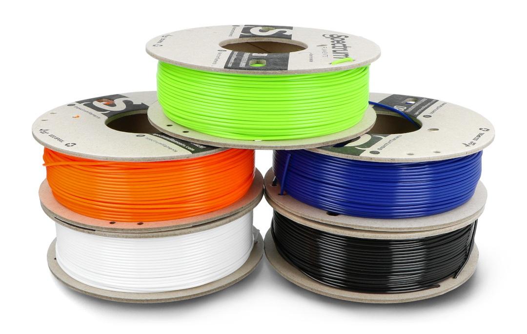 Plastikų rinkinys Spectrum PETG Premium - 1.75mm - 1.25kg - 5 spalvos
