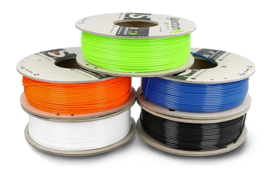 Spectrum PLA Premium 1.75 mm 1.25 kg gijų rinkinys – 5 spalvos