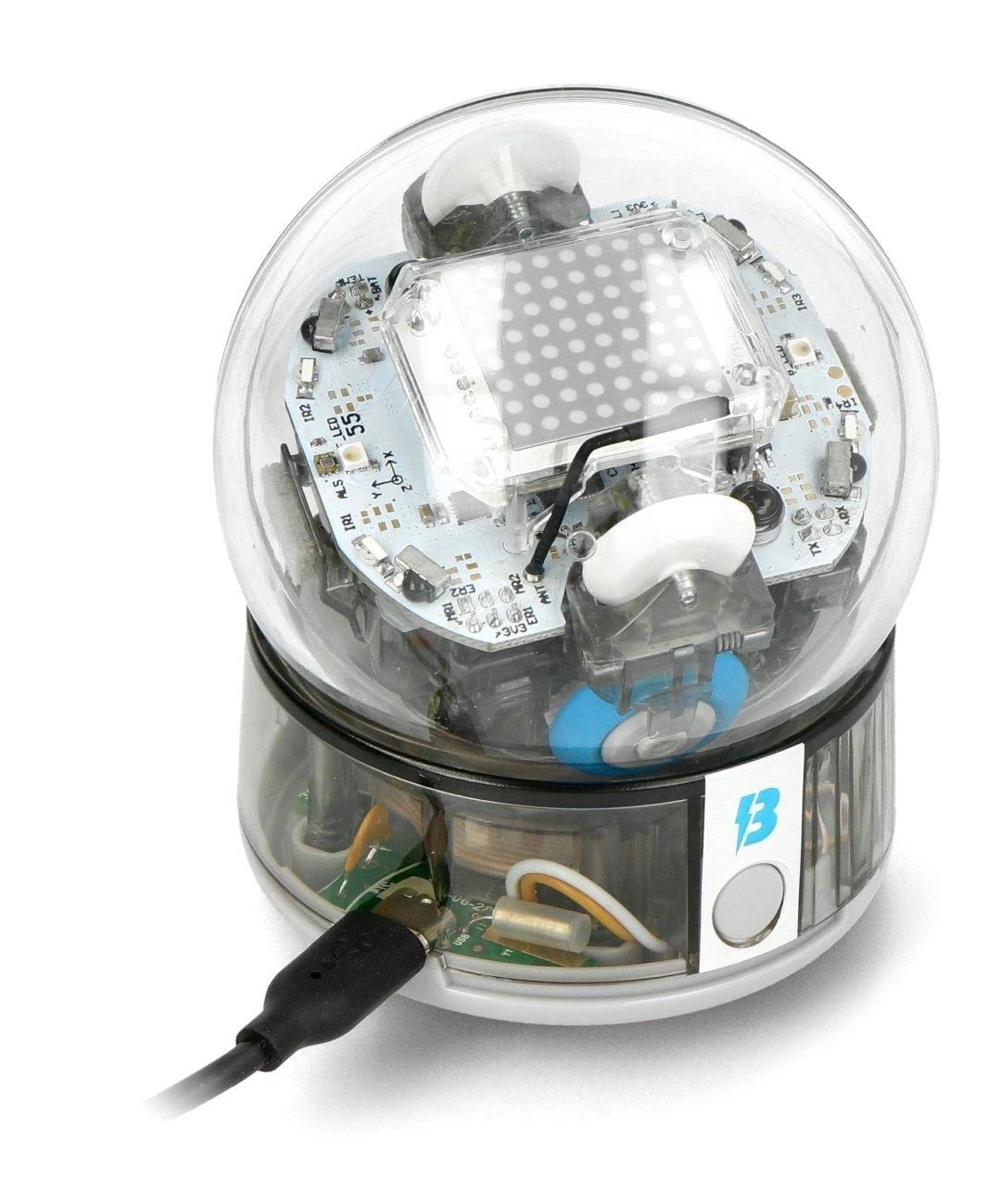 Sphero Smart žaislas Bolt Wi-Fi, Bluetooth, Sphero Bolt - išmanus žaislas išmokti koduoti žaidžiant., iOS ir Android, Baterijos garantija 6 mėn.