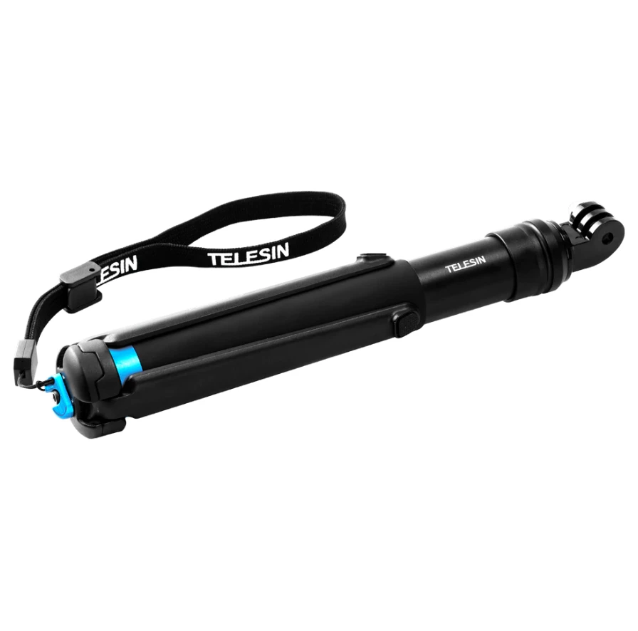Asmenukių lazda / trikojis Telesin, skirtas sporto kameroms (GP-MNP-090-S)