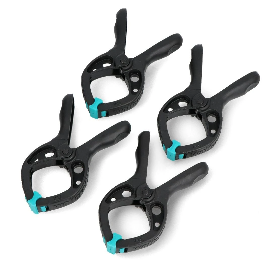 Spyruoklinis spaustukas micro fix 30mm - 4 vnt - Wolfcraft 3432000