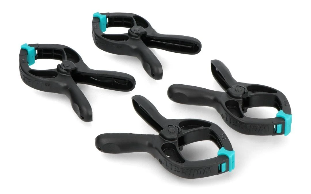 Spyruoklinis spaustukas micro fix 30mm - 4 vnt - Wolfcraft 3432000