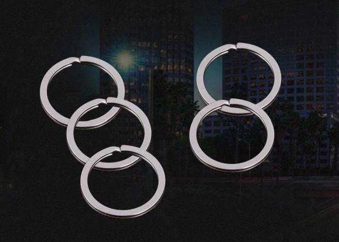 Oem Spyruoklinis žiedas raktų pakabukui - plokščias - 30 mm - Raktų pakabukas