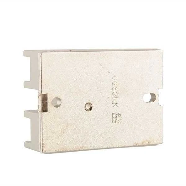 SSR-25DA relės metalinė pagrindo pusė