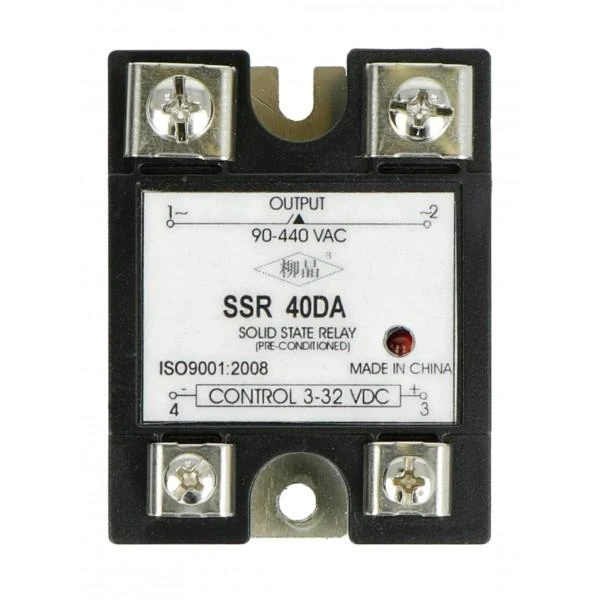 SSR 40DA relė su varžtiniais kontaktais