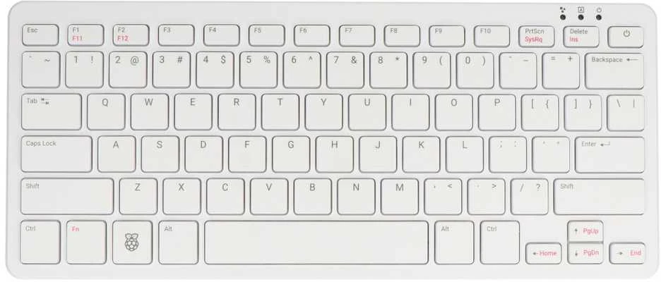 Raspberry Pi 500 balta klaviatūra