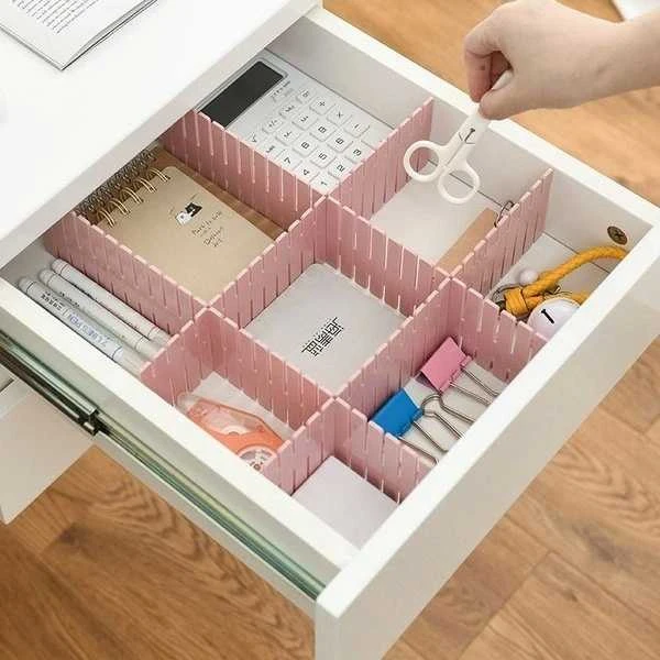 Oem Stalčių pertvaros 47x7cm - Spintos tvarkyklė - 4vnt