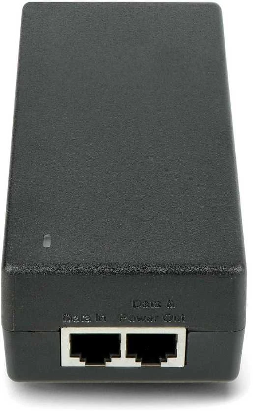 Stalinio kompiuterio PoE maitinimo šaltinis - RJ45 - su IEC C14 lizdu - 48V / 1A / 48W - juodas - IPS