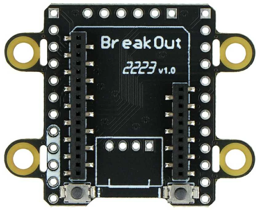 StampS3Breakout plokštė su smeigtukų jungtimis