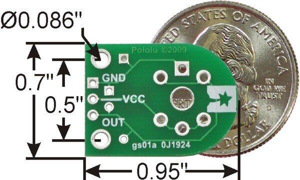 Stand for MQ, gas sensor, Pololu 1479