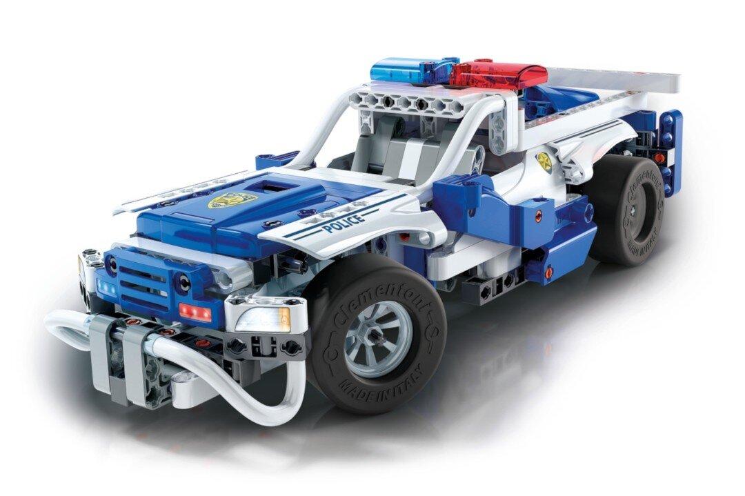 Statybinis rinkinys - policijos automobilis su nuotolinio valdymo pultu - Clementoni 50124
