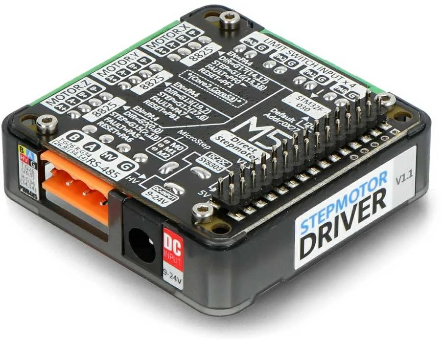 Stepmotor Driver Module 13.2 – HR8825 – žingsninio variklio tvarkyklė – skirta M5Stack Core kūrimo moduliams – M5Stack M039-V11