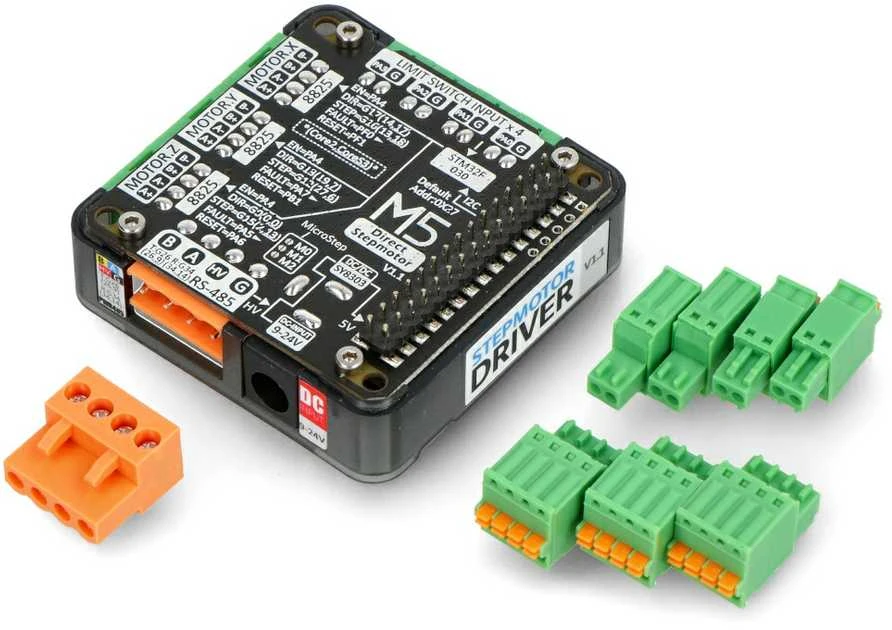 Stepmotor Driver Module 13.2 – HR8825 – žingsninio variklio tvarkyklė – skirta M5Stack Core kūrimo moduliams – M5Stack M039-V11