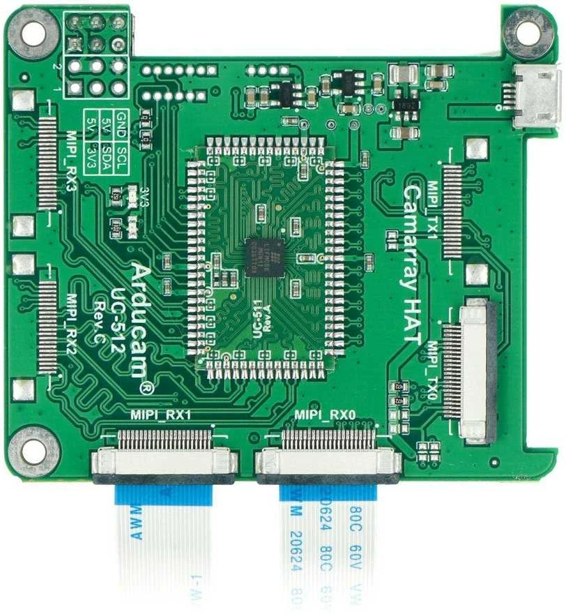 Stereoskopinės kameros skirtos Raspberry Pi ir Nvidia Jetson Nano ArduCam B0266 1Mpx