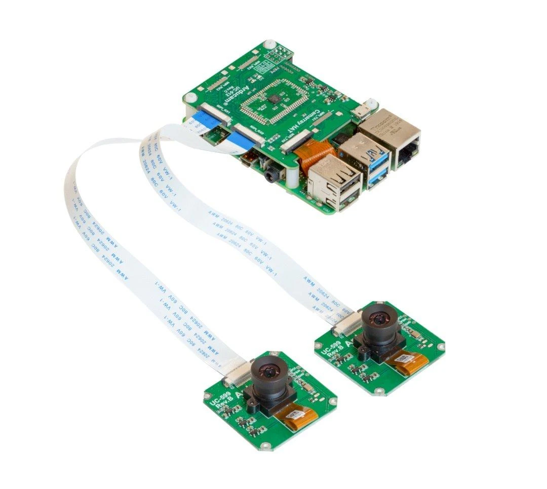Stereoskopinės kameros skirtos Raspberry Pi ir Nvidia Jetson Nano ArduCam B0266 1Mpx