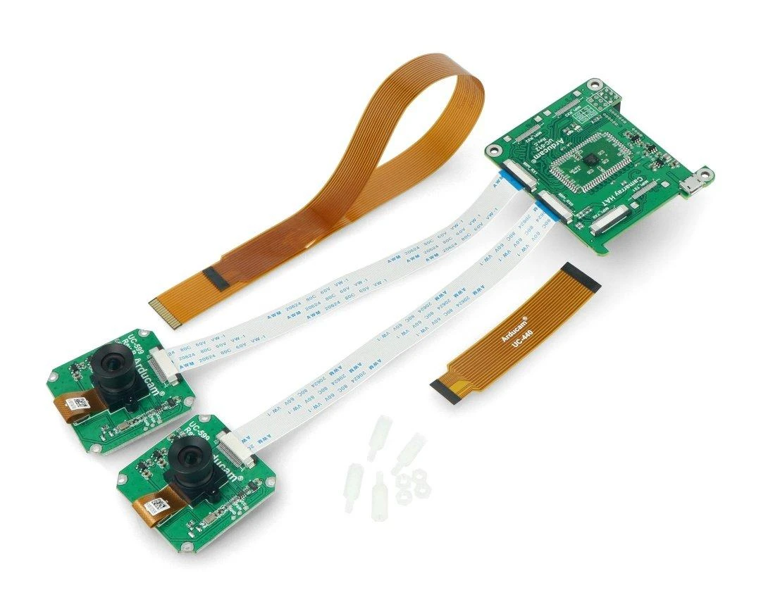 Stereoskopinės kameros skirtos Raspberry Pi ir Nvidia Jetson Nano ArduCam B0266 1Mpx