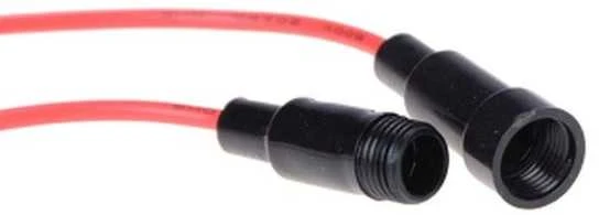 Oem Stiklinio saugiklio lizdas 6x30mm - su laidais - lizdas - rankena