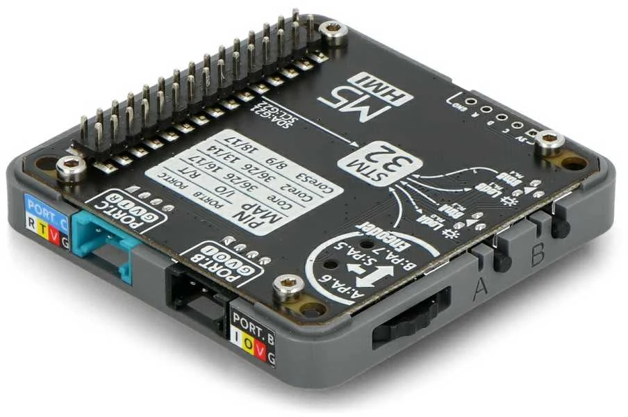 STM32F030 HMI modulis - su koduotuvu ir 500 mAh baterija - M5Stack M129