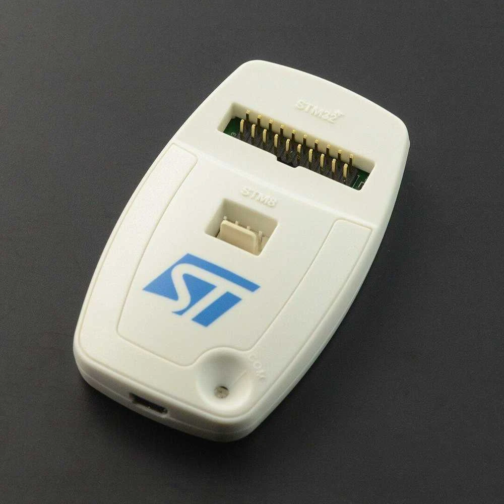 ST-LINK V2 programuotojas su STM8 ir STM32 jungtimis