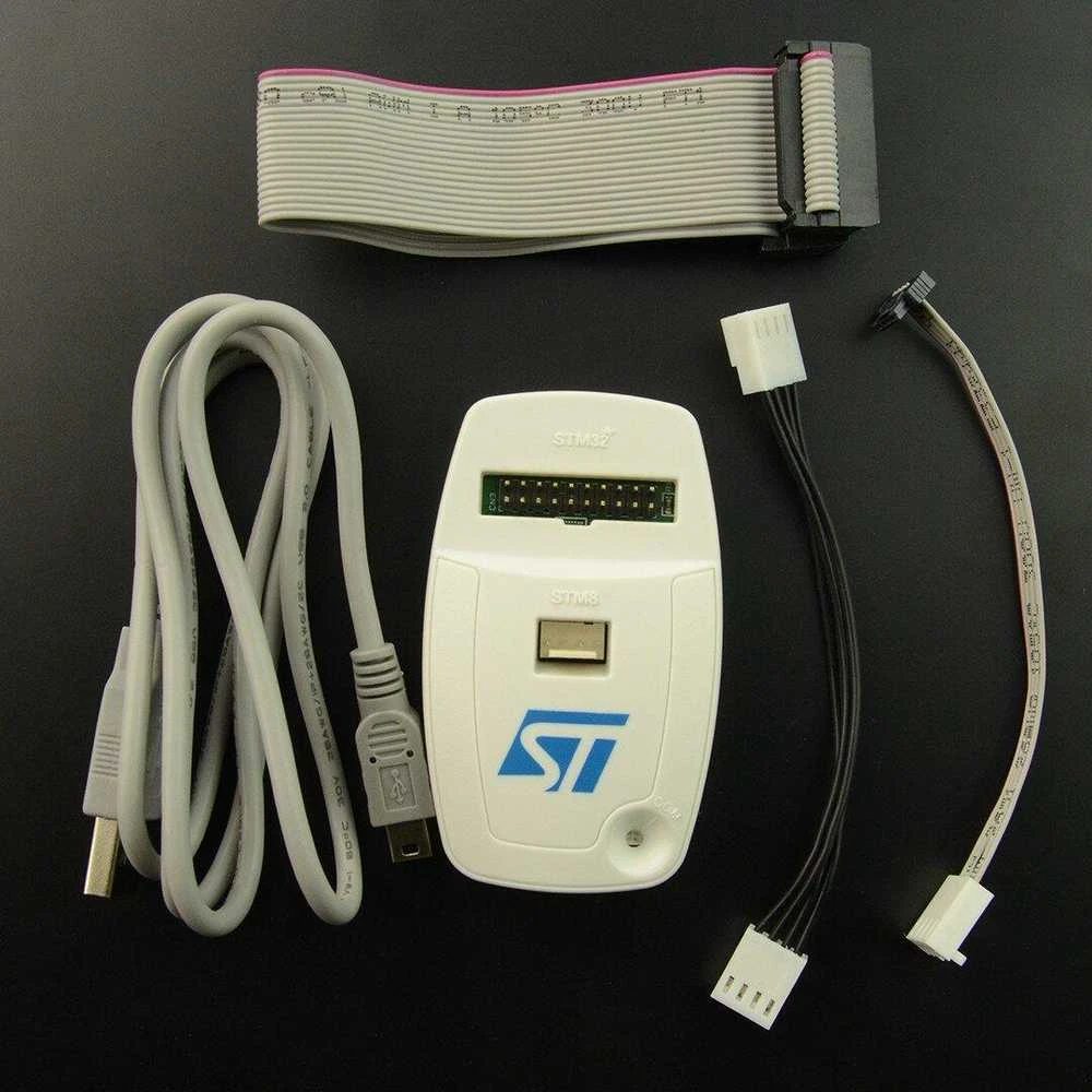 ST-LINK V2 derintuvas su laidų komplektu