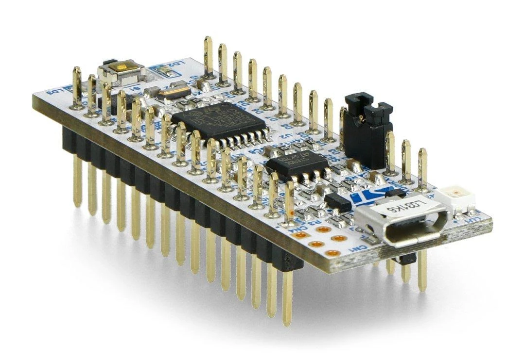 Stmicroelectronics STM32 NUCLEO-32 L031K6 - su STM32L031K6 MCU - suderinamas su Arduino Nano