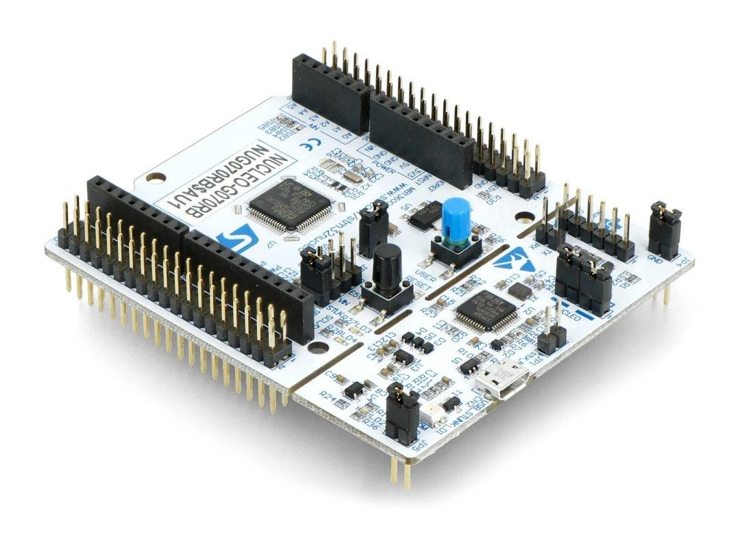 Stmicroelectronics STM32 NUCLEO-G070RB - su MCU STM32G070RB, Arduino ir ST morpho jungtimis
