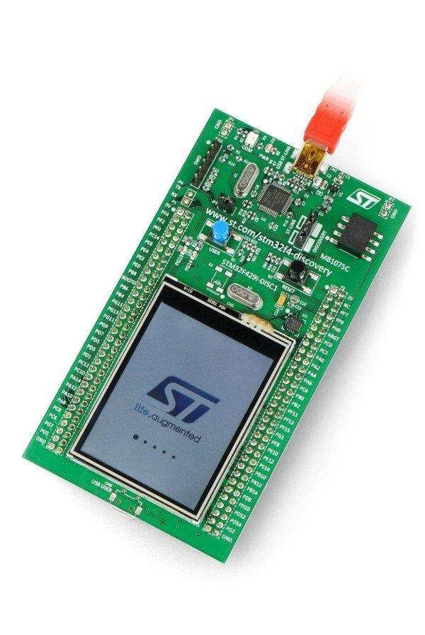 Stmicroelectronics STM32F429I-DISC1 – Discovery – STM32F429IDISCOVERY + 2.4” ekranas
