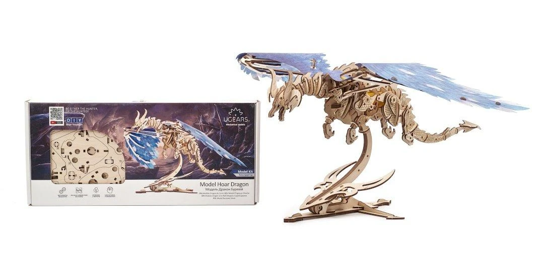 Storm Dragon - mechaninis modelis surinkimui - fanera - 320 elementų - Ugearsmodels