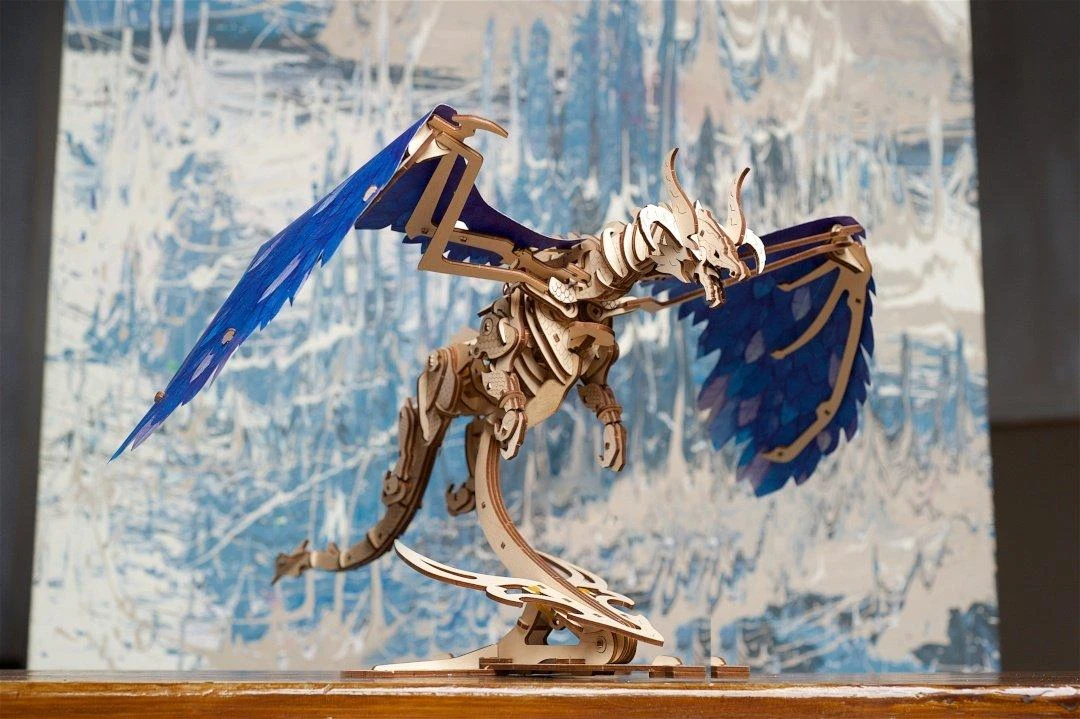 Storm Dragon - mechaninis modelis surinkimui - fanera - 320 elementų - Ugearsmodels
